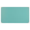 thumbnail image 7 of Weston Home Wood X-Base Campaign Writing Desk with Drawers, Marine Green, 7 of 7