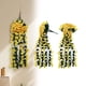 thumbnail image 4 of Artificial Violet Rattan Hanging Orchid Basket | Silk Simulation Flower Vine | Lifelike Wall Décor for Living Room Balcony Home | 90 cm Long | 2-5 cm Flowers | 1 Piece, 4 of 6