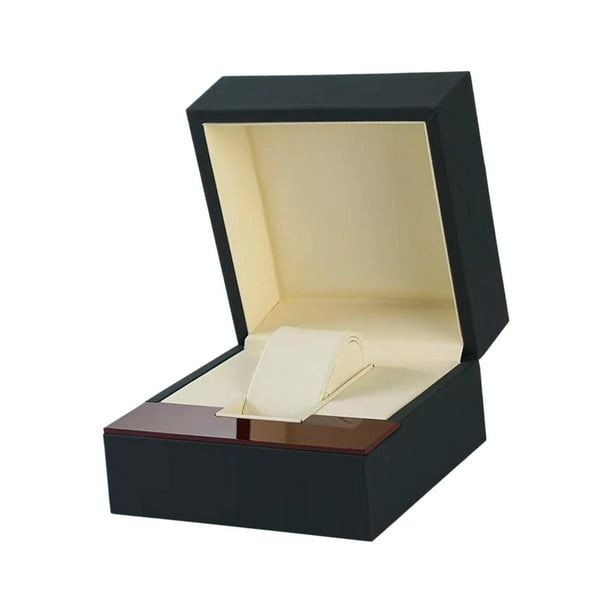 Caja de Almacenamiento de Reloj Individual Caja de Reloj de Cuero PU con Almohada Caja de Reloj Premium para Relojes de Pulsera y Relojes Inteligentes Yuyangstore Caja de almacenamiento de relojes |