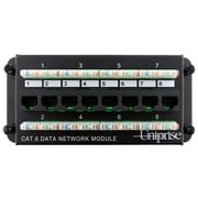 Commscope UNMDU-DDM-8-C6 Uniprise CC0062034/1 - Home Automation 8 Port Data Module, Category-6 CAT6 Patch Panel - Fits most SMC Panels.