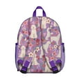 thumbnail image 3 of Goldendoodle Dog and Flower Floral Backpack Backpack for School,Cute School Bag,Schoolbag with Adjustable Shoulder Straps & Padded Back,13.8"x11.4"x6", 3 of 6