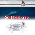 thumbnail image 3 of Señuelos de pesca falsos de cangrejo de 8cm 19g/10cm 30g con anzuelo que se hunde Crankbait cebo suave, 3 of 6