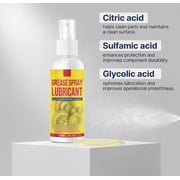 Heavy-Duty Rust Remover Lubricant Spray with Citric & Sulfamic Acid - Effective Parts Cleaner Surface Maintenance for Cars, Tools, Home | Anti-Rust Lubricant (wwx)