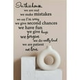 thumbnail image 2 of In This House Wall Art Vinyl Decal Inspirational Family Quotes & House Rules for Living Room, Bedroom, Office - Removable Peel & Stick Motivational Wall Sticker for Home Décor, 2 of 3