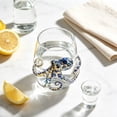 thumbnail image 4 of Artisanal Blue Ringed Octopus Glassware, Novelty Drinking Glass, Borosilicate Tumbler, Coastal Home Bar Accessories, Unique Ocean Lover Gift, 4 of 7