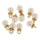 thumbnail image 2 of 10 piezas de abalorios de perlas de imitación de ABS a la moda, de de imitación para DIY, collar, , pendientes, fabricación 8mm Baoblaze Colgantes de encantos de perlas, 2 of 8