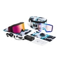 thumbnail image 4 of VIKING Heated Magnetic Anti-Fog Red Ski Goggles + Bonus PC Rose Revo Blue Lenses, 4 of 7