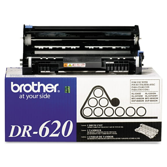 Brother Genuine Drum Unit, DR620, Yields Up to 25,000 Pages, Color