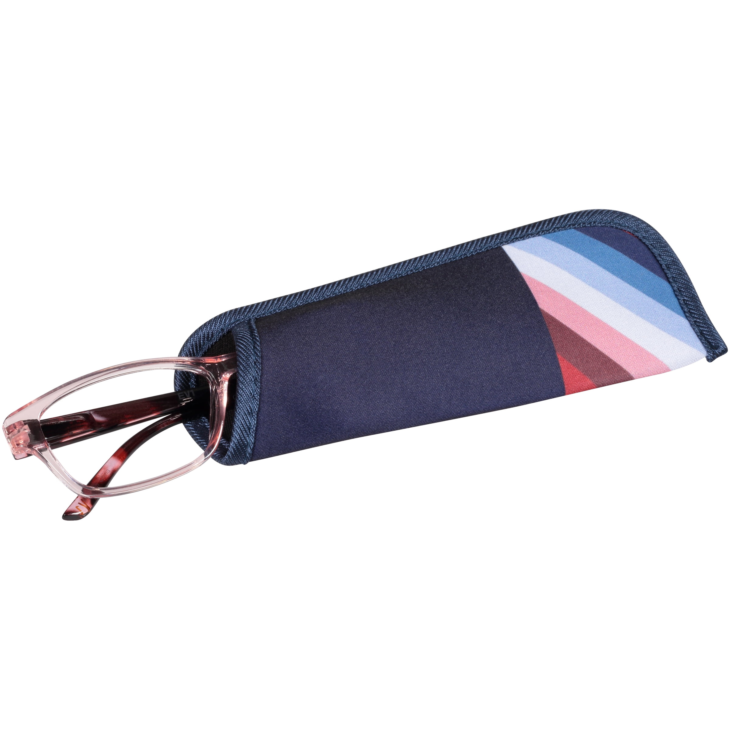(1 pack) EV1 Dolly Crystal Pink +1.50 Reading Glasses with Case