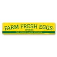 thumbnail image 2 of Farm Fresh Eggs Novelty Sign, Metal Wall Decor - 4x18 inches, 2 of 4
