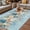 Green Blue, variant on Blue Beach Coastal Outdoor Rug for Patio/Deck/Porch, Non-Slip Large Area Rug 5 x 8 Ft, Nautical Shell Starfish Coral Summer Indoor Outdoor Rugs Washable Area Rugs, Camping Rug Carpet Runner