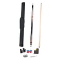 thumbnail image 2 of harper 146cm Billiard Cue Pool Sticks Replacement Two Sections Lightweight Storage Bag Snooker Cue for Game Practice Break Room Home red, 2 of 9