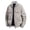 Gray, variant on Men's Fashion Jacket, Solid Color Windproof Long Sleeve with Zipper Pockets. Hoodless Stand Collar Design for a Sleek and Casual Look, Perfect for Everyday and Outdoor Wear
