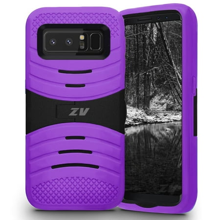 Zizo UCASE Series compatible with Samsung Galaxy Note 8 Case Hybrid Dual Layered with Bulit In Kickstand and Shockproof