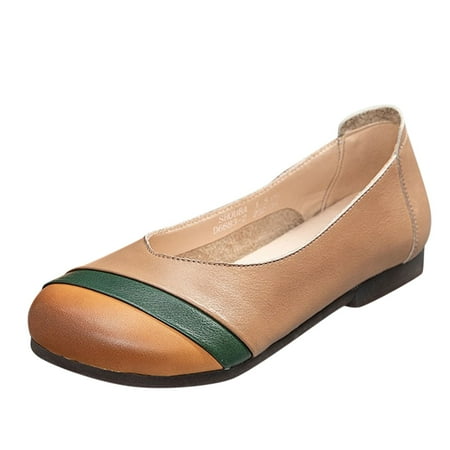 

gvdentm Womens Shoes Fashion Summer And Autumn Women Casual Shoes Flat Bottom Comfortable Casual Womens Shoes Size 7