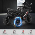 thumbnail image 2 of Moto Electrica Infantil Niño, Carro Electrico Niño Montable con Luz Led y Musica, Triciclo con Modo de Retroceso, Velocidad Máxima 4KM/H, Autonomía de 45 Minutos, 2 of 7