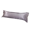 thumbnail image 4 of Funda de Almohada Elegante Soledad Funda de Almohada de Cuerpo Largo de Seda Gris 48x120cm, 4 of 7