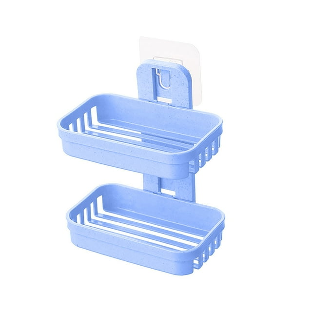 Soap Holder Soap Dish With Draining Wall Mounted Bar Soap Holder Soap For Shower Wire Kitchen Rack Wall Kitchen Dish Drainers over The Kitchen Storage Racks over Dish Tray Drying Rack over Dish