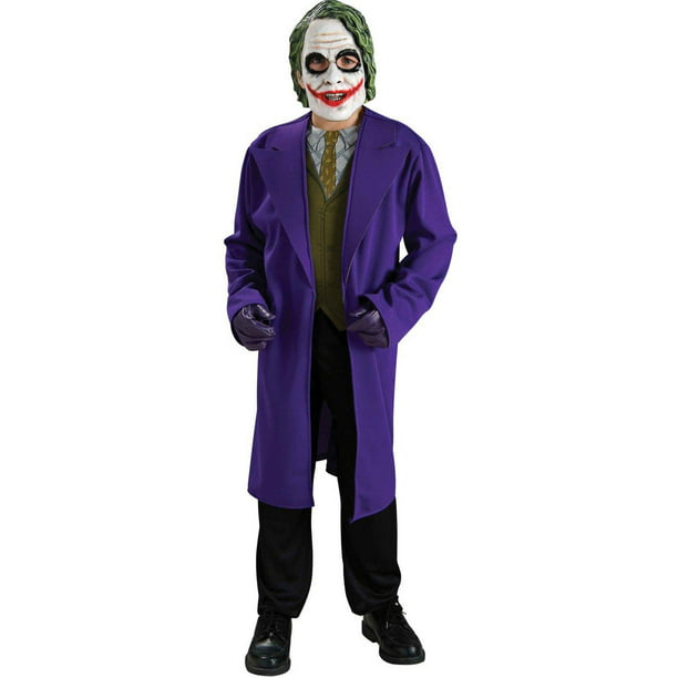 Batman Dark Knight The Joker Child Halloween Costume - Walmart.com ...