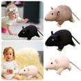 thumbnail image 3 of LKWLPD Soft Small Grey Rat Mouse Plush Toy Lifelike Mice Stuffed Animals Toys Dolls for Kids Plush Doll Soft Stuffed Plush Animal Toy Children Gift,A One Size, 3 of 5