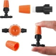 MSDADA 50pcs Micro Spray Adjustable Flow Irrigation Drippers, Garden