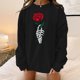 thumbnail image 2 of Sudadera Para Mujer Camisas Erógenas de Invierno Cuello Redondo Manga Larga Tops Impreso Regular Sudadera Blusa Odeerbi ODB128610, 2 of 4