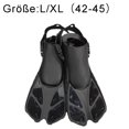 thumbnail image 2 of Aletas de snorkel, tamaño de viaje, cortas y ajustables para snorkeling y buceo., 2 of 5