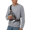 thumbnail image 6 of Lsque The Binding of Isaac Pattern Square Double Layer Waist Bag, Durable Twill Fabric Waist Pack with Adjustable Belt,Outdoor Hiking, Running, Travel Waist Bag, 6 of 6