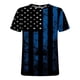 thumbnail image 3 of Hombres Casual cuello redondo Popular 3D bandera digital impresión pulóver Fitness deportes pantalones cortos mangas camiseta blusa Pompotops  oipoqjl32975, 3 of 4