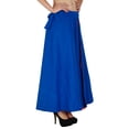 thumbnail image 4 of Robe Réversible Coton Uni Imprimé Phagun Nouvelle Jupe Portefeuille Taille Long Sarong, 4 of 4