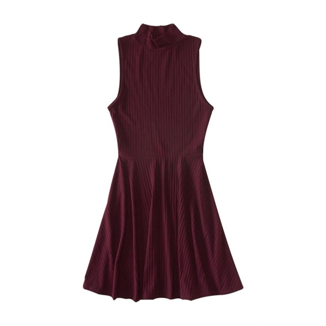 Aeropostale Vestido suéter sin mangas para mujer, rojo, grande Aeropostale Suéter