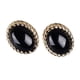 thumbnail image 5 of Pendientes De ágata Vintage, Pendientes De ágata Que Combinan Con Todo Chapado En Cobre Negro Reducen El Estrés Para Dama Para Citas, 5 of 7