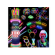 thumbnail image 1 of 100 Pulseras Neón Fosforescente Glow Stick Fiestas Eventos Xtellar multicolor, 1 of 4