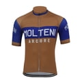 thumbnail image 3 of Maillot de ciclismo retro Molteni de verano de manga corta con cremallera completa, 3 of 4