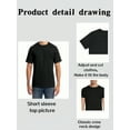 thumbnail image 4 of Stylish Cotton Short Sleeve T-Shirt with 'Ana de Armas' Script & Leaf - Casual Vintage Design, 4 of 5