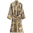 thumbnail image 2 of uublik Womens Robes Nightdress Bathrobe Nightgown Comfortable Pajamas for Women Yellow, 2 of 6