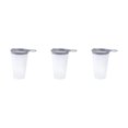 thumbnail image 1 of Thinsony Lightweight And Portable Water Bottles For Running Easy To Clean Convenient Bright Moon White 200ml 3Set, 1 of 6