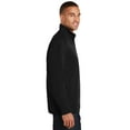 thumbnail image 3 of Port Authority Pinpoint Mesh 1/2 Zip-4XL (Black), 3 of 6
