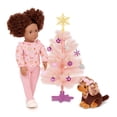 thumbnail image 2 of Snowflakes & Sparkles Pink Holiday Tree Accessory Set for 18" Dolls", 2 of 3