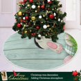 thumbnail image 6 of GZHJMY Easter Bunny Christmas Tree Skirt 36", Easter Tree Skirt Double Layers Polyester Easter Tree Skirt for Easter Holiday Party Decoration, 6 of 6