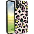 thumbnail image 1 of Compatible with iPhone 13 Pro Max Phone Case, Leopard-Print-Pink-Purple-Blue-Green-Cute-Aesthetic3 Case Men Women, Flexible Silicone Shockproof Case for iPhone 13 Pro Max, 1 of 1