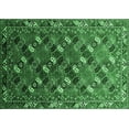 thumbnail image 1 of Ahgly Company Indoor Rectangle Oriental Emerald Green Industrial Area Rugs, 7' x 10', 1 of 4