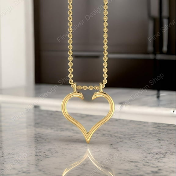 Heart Symbol Ring Holder Necklace, Minimalist Ring Keeper Jewelry for Engagement Ring, Necklace Carry Wedding Ring Gift for Doctor and Nurse