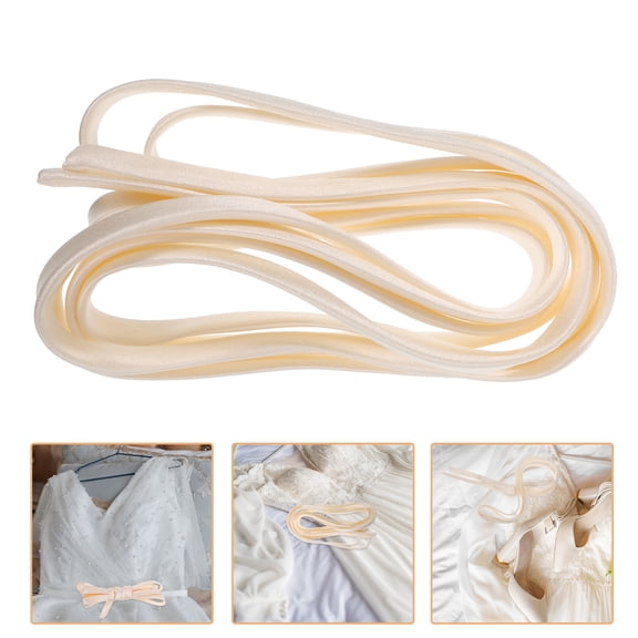 OUNONA Dress Sling Lacing Wedding Dress Back Ribbon Bow Making Brides Wedding 1Set