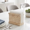 thumbnail image 4 of Premium Marble Napkin Holder, Heavy Handcrafted Natural Stone for Kitchen, Dining & Coffee Station, by Creative Home, 4 of 7