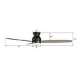 thumbnail image 3 of CARRO Arran 60" 3 Blades Large Indoor Ceiling Fan with Remote and Light Kit, 3 of 8