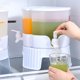 thumbnail image 4 of Dispensador De Agua Fría De 3 Compartimentos Con Grifo Giratorio, Hervidor De Plástico Blanco De 5,2 L Para Té, Bebidas Heladas Y Agua Con Infusión, a Prueba De Fugas.,Vsgery, 4 of 7