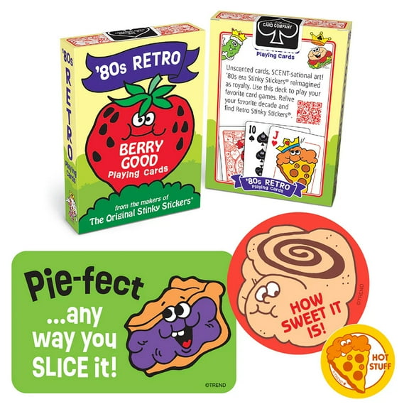 TREND 80s Retro Collection Playing Cards Plus Deluxe Set