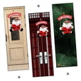 thumbnail image 5 of Placas navideñas para colgar en la puerta, colgadores para decorar, muñecos de peluche, decoración de chimenea, letrero de bienvenida para la puerta, corona de invierno, 5 of 5