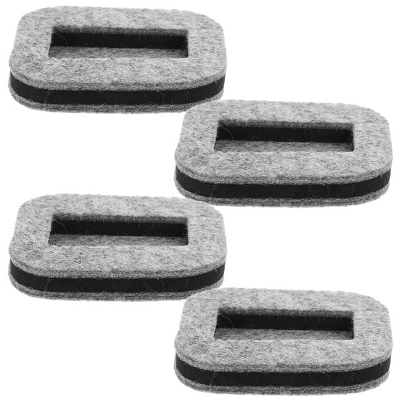 4pcs Furniture Coaster Pad Felt Bed Stopper Chair Stopper For Hardwood Floor Furniture Caster Cups Furniture Coasters Caster Cups Chair Stoppers Wheel Stopper